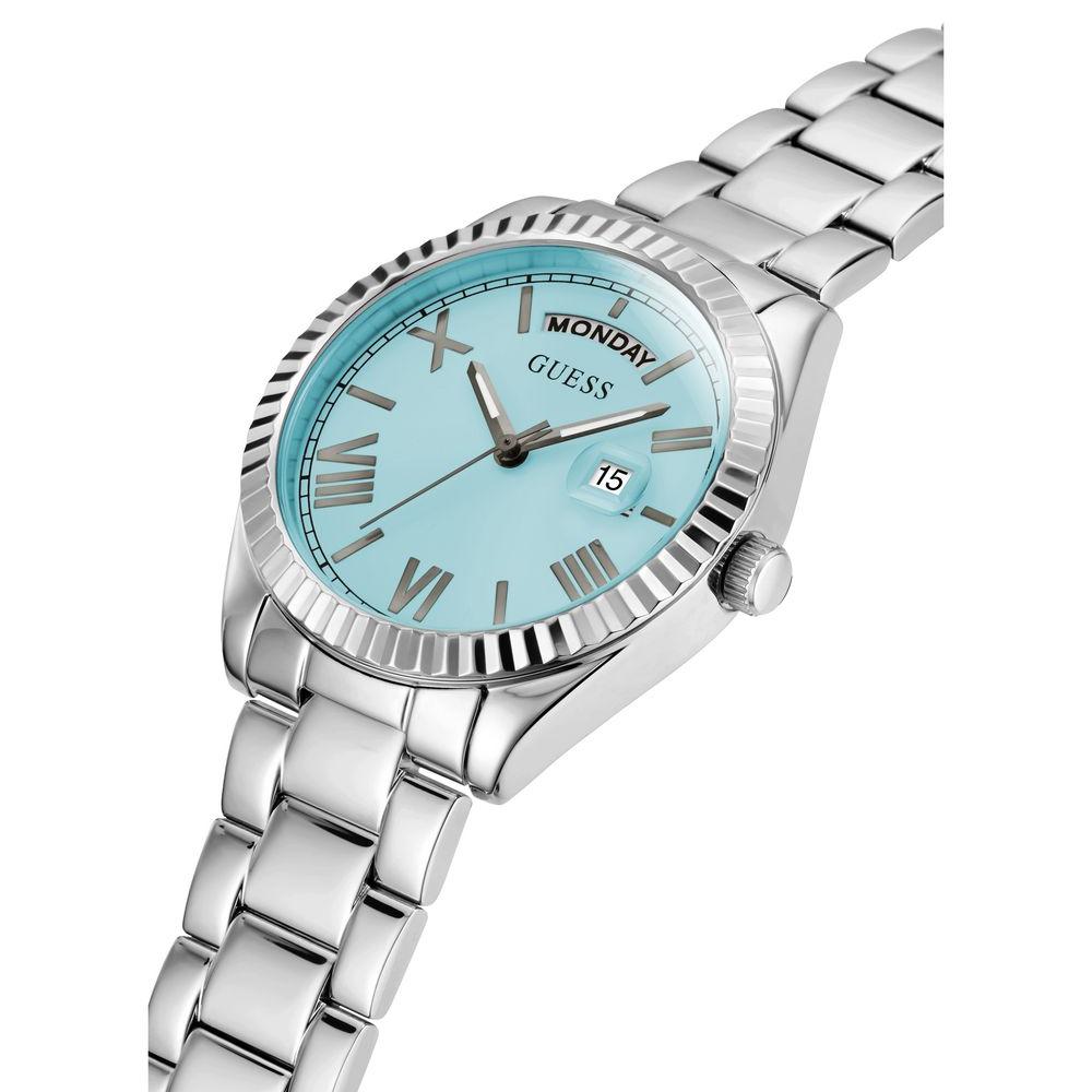  Shop Authentic Guess Luna Quartz Blue Dial Silver Steel Strap Watch For Women - GW0308L4 - Luxxuri