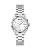  Shop Authentic Guess Luna Silver Dial Silver Steel Strap Watch for Women - GW0308L1 - Luxxuri