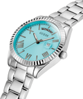  Shop Authentic Guess Luna Quartz Blue Dial Silver Steel Strap Watch For Women - GW0308L4 - Luxxuri