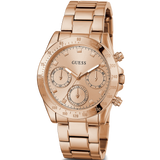  Shop Authentic Guess Eclipse Rose Gold Dial Rose Gold Steel Strap Watch for Women - GW0314L3 - Luxxuri