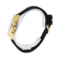 Guess Eclipse Multi Function Black Dial Black Rubber Strap Watch for Women - GW0315L1