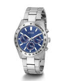  Shop Authentic Guess Altitude Chronograph Blue Dial Silver Steel Strap Watch for Men - GW0329G1 - Luxxuri