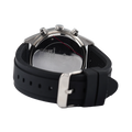 Guess Altitude Chronograph Black Dial Black Rubber Strap Watch for Men - GW0332G1