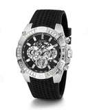  Shop Authentic Guess Trophy Multifunction Black Dial Black Rubber Strap Watch for Men - GW0333G1 - Luxxuri