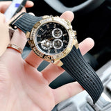  Shop Authentic Guess Trophy Multifunction Black Dial Black Rubber Strap Watch for Men - GW0333G2 - Luxxuri