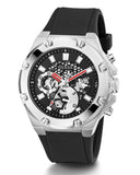  Shop Authentic Guess Third Grear Multi Function Black Dial Black Rubber Strap Watch for Men- GW0334G1 - Luxxuri