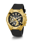  Shop Authentic Guess Third Gear Multifunction Black Dial Black Rubber Strap Watch for Men - GW0334G2 - Luxxuri