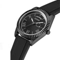  Shop Authentic Guess Connoisseur Black Dial Black Leather Strap Watch For Men - GW0353G1 - Luxxuri