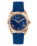  Shop Authentic Guess Connoisseur Blue Dial Blue Silicone Strap Watch For Men - GW0335G2 - Luxxuri