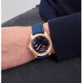  Shop Authentic Guess Connoisseur Blue Dial Blue Silicone Strap Watch For Men - GW0335G2 - Luxxuri
