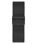 Guess Diamonds Black Dial Black Mesh Strap Watch for Men - W0298G1