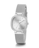  Shop Authentic Guess Tapestry Diamonds Silver Dial Silver Mesh Bracelet Watch for Women - GW0354L1 - Luxxuri