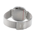 Guess Tapestry Diamonds Silver Dial Silver Mesh Bracelet Watch for Women - GW0354L1