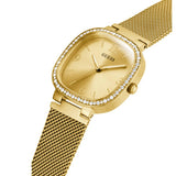  Shop Authentic Guess Tapestry Diamonds Gold Dial Gold Mesh Bracelet Watch for Women - GW0354L2 - Luxxuri