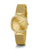  Shop Authentic Guess Tapestry Diamonds Gold Dial Gold Mesh Bracelet Watch for Women - GW0354L2 - Luxxuri