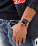 Shop Authentic Guess Phoenix Blue Dial Brown Leather Strap Watch for Men - GW0386G2 - Luxxuri