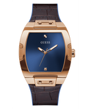  Shop Authentic Guess Phoenix Blue Dial Brown Leather Strap Watch for Men - GW0386G2 - Luxxuri