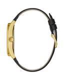  Shop Authentic Guess Tailor Gold Dial Black Leather Strap Watch for Men - GW0389G2 - Luxxuri
