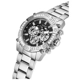  Shop Authentic Guess Trophy Chronograph Diamonds Black Dial Silver Steel Strap Watch for Men - GW0390G1 - Luxxuri