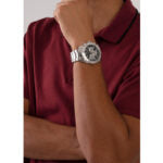  Shop Authentic Guess Trophy Chronograph Diamonds Black Dial Silver Steel Strap Watch for Men - GW0390G1 - Luxxuri