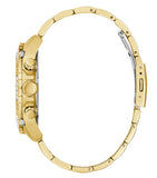  Shop Authentic Guess Trophy Diamonds Black Dial Gold Steel Strap Watch for Men - GW0390G2 - Luxxuri