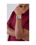  Shop Authentic Guess Trophy Diamonds Black Dial Gold Steel Strap Watch for Men - GW0390G2 - Luxxuri