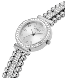  Shop Authentic Guess Gala Diamonds Silver Dial Silver Steel Strap Watch for Women - GW0401L1 - Luxxuri