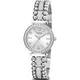  Shop Authentic Guess Gala Diamonds Silver Dial Silver Steel Strap Watch for Women - GW0401L1 - Luxxuri