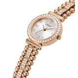  Shop Authentic Guess Gala Diamonds Silver Dial Gold Steel Strap Watch for Women - GW0401L3 - Luxxuri
