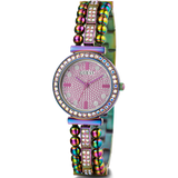 Shop Authentic Guess Intricate Iridescent Crystals Purple Dial Purple Steel Strap Watch for Women - GW0401L4 - Luxxuri