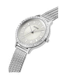  Shop Authentic Guess Soiree Diamonds Silver Dial Silver Mesh Bracelet Watch for Women - GW0402L1 - Luxxuri
