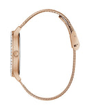  Shop Authentic Guess Soiree Diamonds Rose Gold Dial Rose Gold Mesh Bracelet Watch for Women - GW0402L3 - Luxxuri
