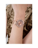  Shop Authentic Guess Soiree Diamonds Rose Gold Dial Rose Gold Mesh Bracelet Watch for Women - GW0402L3 - Luxxuri