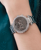  Shop Authentic Guess Solstice Diamonds Silver Dial Silver Steel Strap Watch for Women - GW0403L1 - Luxxuri