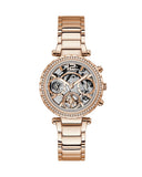  Shop Authentic Guess Solstice Diamonds Rose Gold Dial Rose Gold Steel Strap Watch for Women - GW0403L3 - Luxxuri