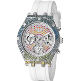  Shop Authentic Guess Glitz Pride Limited Edition White Dial White Rubber Strap Watch for Women - GW0407L4 - Luxxuri