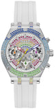  Shop Authentic Guess Glitz Pride Limited Edition White Dial White Rubber Strap Watch for Women - GW0407L4 - Luxxuri