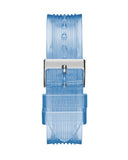  Shop Authentic Guess Athena Active Life Clear White Dial Blue Rubber Strap Watch for Women - GW0409L1 - Luxxuri