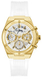  Shop Authentic Guess Athena White Dial White Rubber Strap Watch for Women - GW0409L2 - Luxxuri
