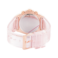 Guess Athena Rose Gold Dial Rose Gold Rubber Strap Watch for Women - GW0409L3