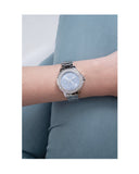 Shop Authentic Guess Crown Jewel Diamonds Blue Dial Silver Steel Strap Watch for Women - GW0410L1 - Luxxuri
