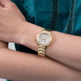  Shop Authentic Guess Crown Jewel Diamonds White Dial Gold Steel Strap Watch for Women - GW0410L2 - Luxxuri