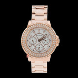  Shop Authentic Guess Crown Jewel Multifunction Diamonds White Dial Rose Gold Steel Strap Watch For Women - GW0410L3 - Luxxuri