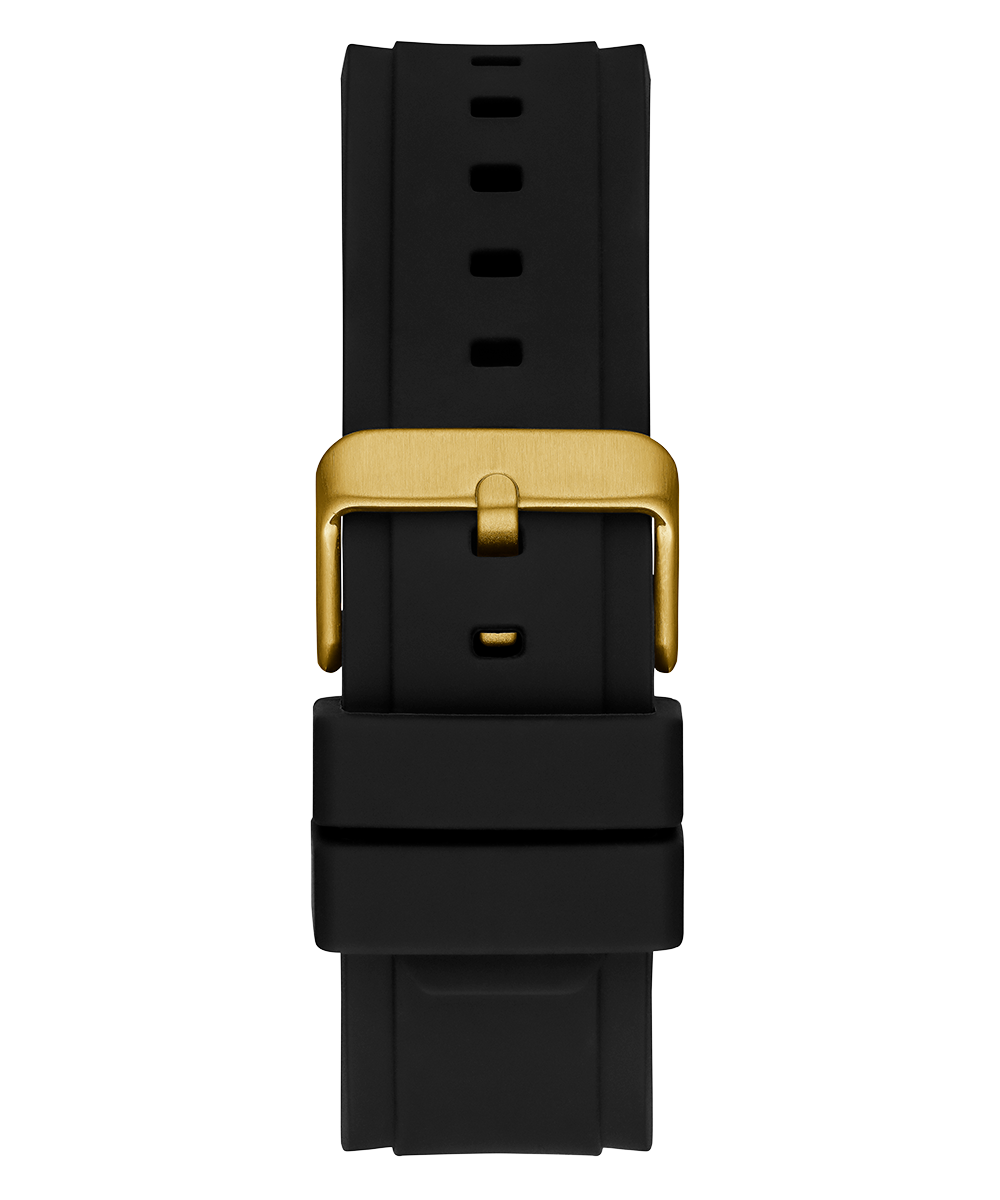  Shop Authentic Guess Matrix Multifunction Gold Dial Black Rubber Strap Watch For Men - GW0423G2 - Luxxuri