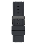 Guess Matrix Multifunction Grey Dial Grey Rubber Strap Watch for Men - GW0423G3