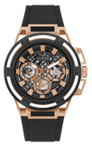  Shop Authentic Guess Matrix Multifunction Black Dial Black Rubber Strap Watch For Men - GW0423G5 - Luxxuri