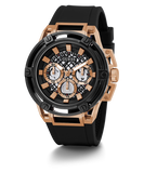  Shop Authentic Guess Matrix Multifunction Black Dial Black Rubber Strap Watch For Men - GW0423G5 - Luxxuri