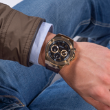  Shop Authentic Guess Poseidon Chronograph Black Dial Black Silicone Strap Watch For Men - GW0425G1 - Luxxuri