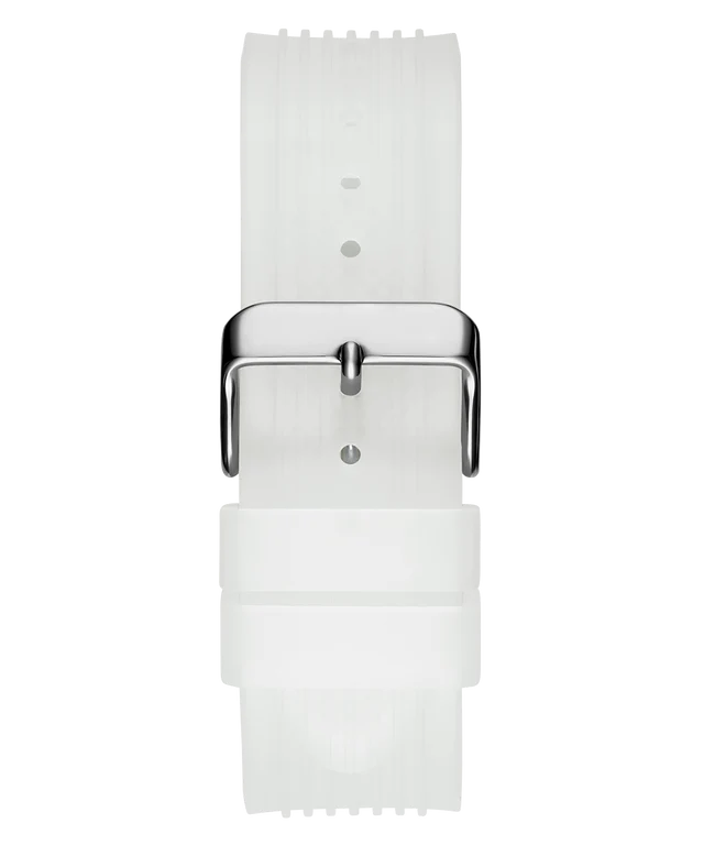  Shop Authentic Guess Poseidon Chronograph Rainbow Dial White Silicone Strap Watch For Men - GW0425G4 - Luxxuri