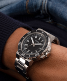  Shop Authentic Guess Track Black Dial Silver Steel Strap Watch for Men - GW0426G1 - Luxxuri